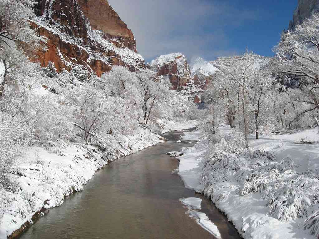 Winters in Zion National Park