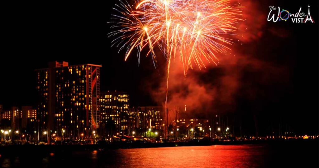 Watch the Fireworks at Waikiki