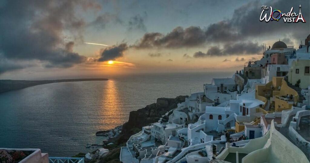 santorini sunset